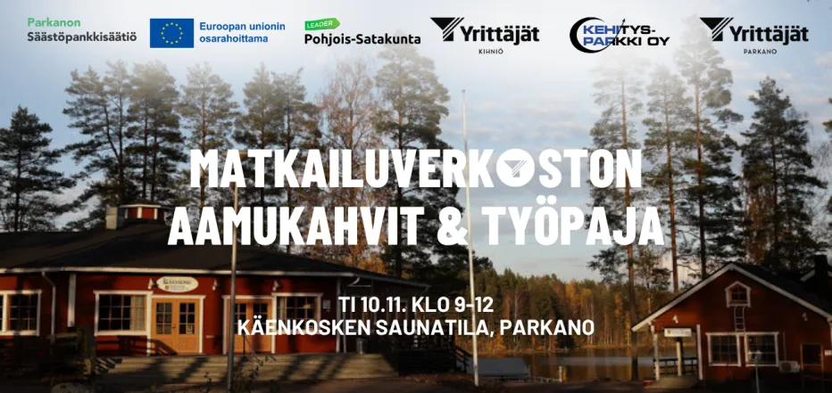 matkailuverkoston aamukahvit ja tyopaja Käenkoskella