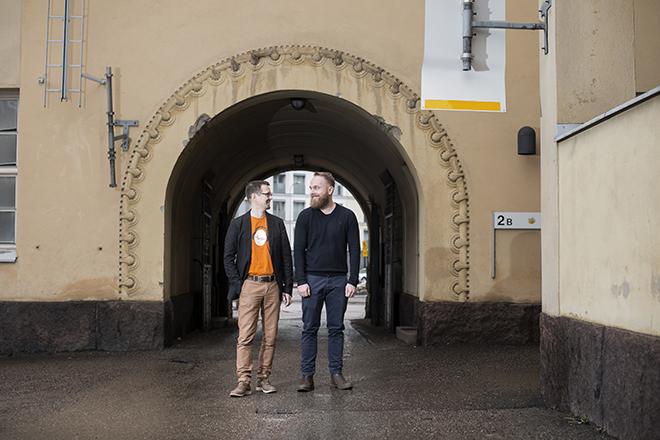 Sampsa Fabritius ja Fredrik Löfberg