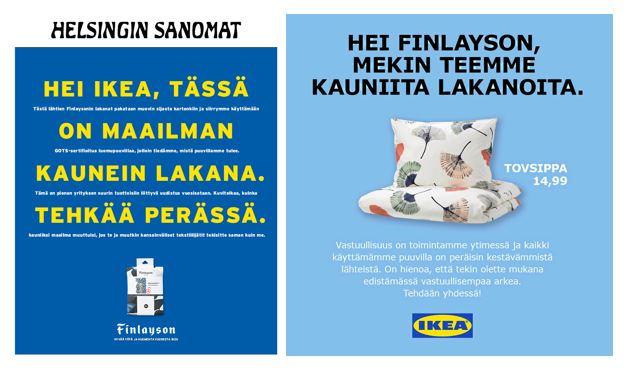 Tam-Silk julkaisi vastavedon Ikealle ja Finlaysonille - myynti räjähti! -  
