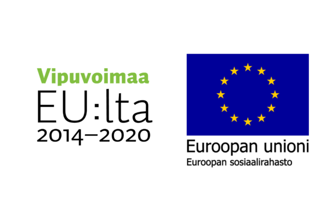 Euroopan unio - sosiaalirahastot, EU- vipuvoimaa - logot