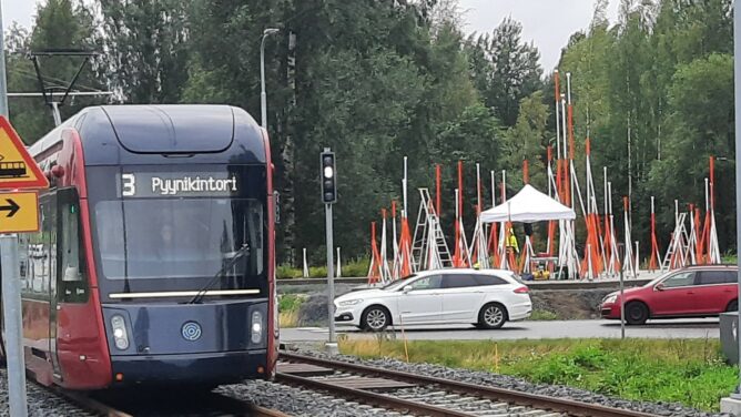 Maarakennus T.Haavisto raitiotietyömaa