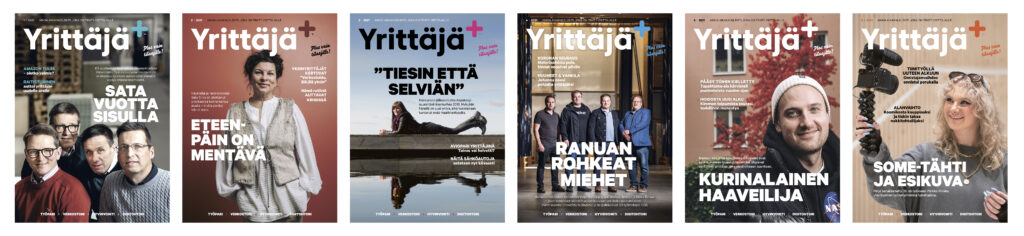 Yrittäjä Plus kannet 2021