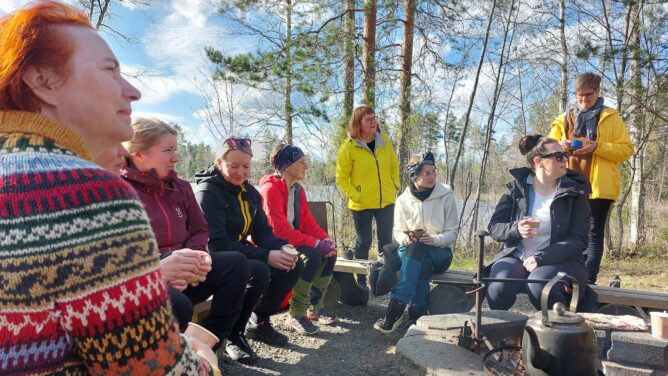 Jyvässeudun Yrittäjä laavukahvit