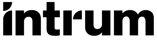 Intrum logo.