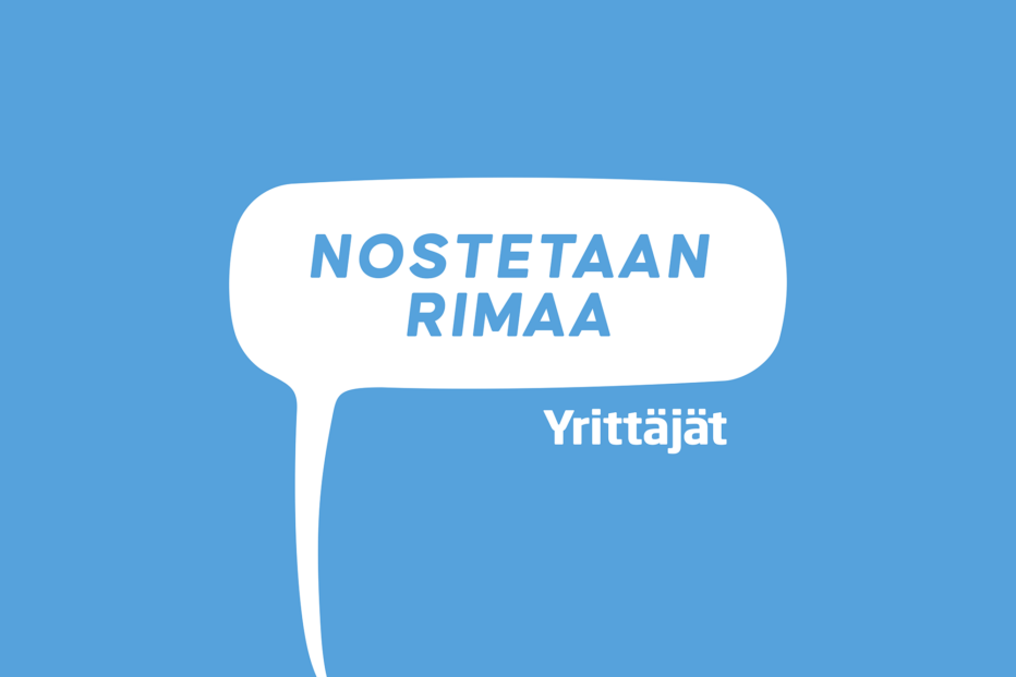 Nostetaan rimaa -tunnus.