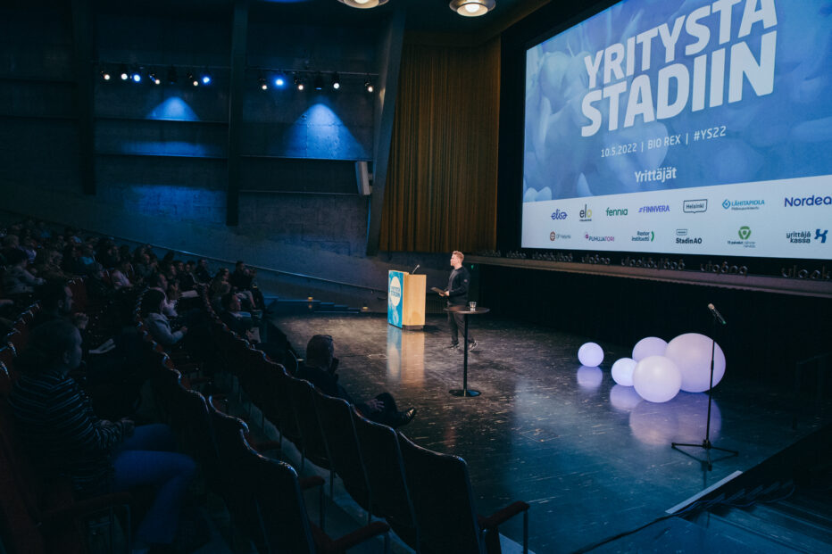 Yritystä Stadiin -tapahtuma.