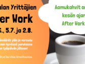 Vammalan Yrittäjien After Work kesä-, heinä- ja elokuussa Sastamalassa