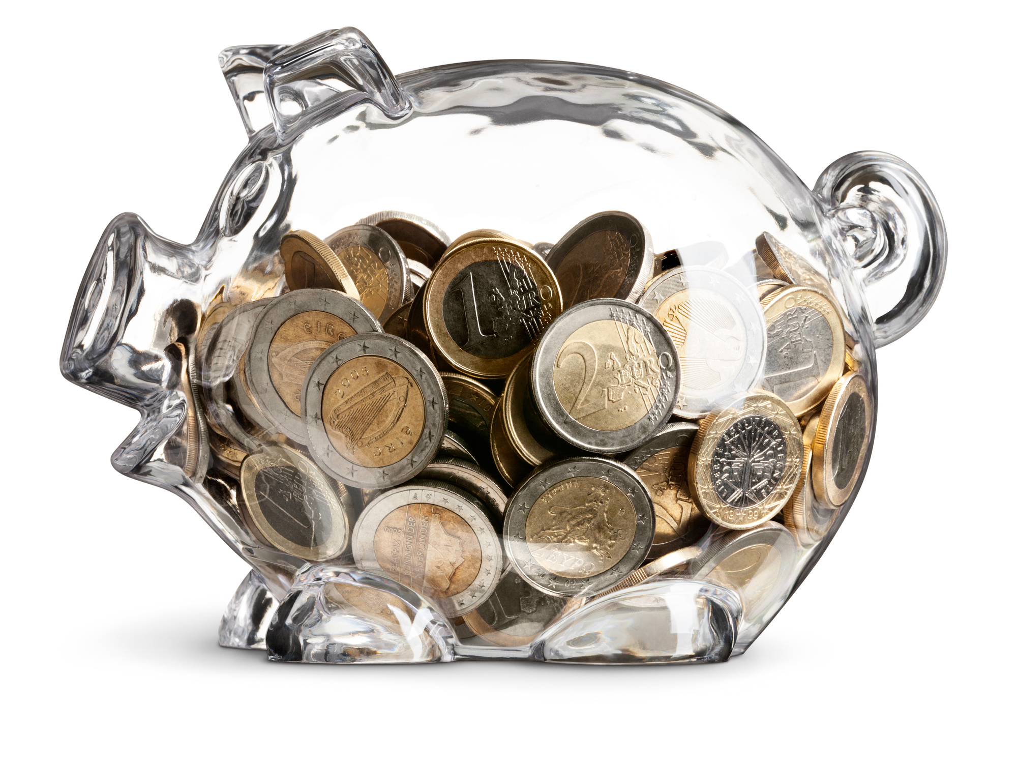 Серебряная копилка. Рука с монеткой. Монеты на ладони. Протянутая рука с мелочью. Рука дает мелочь.